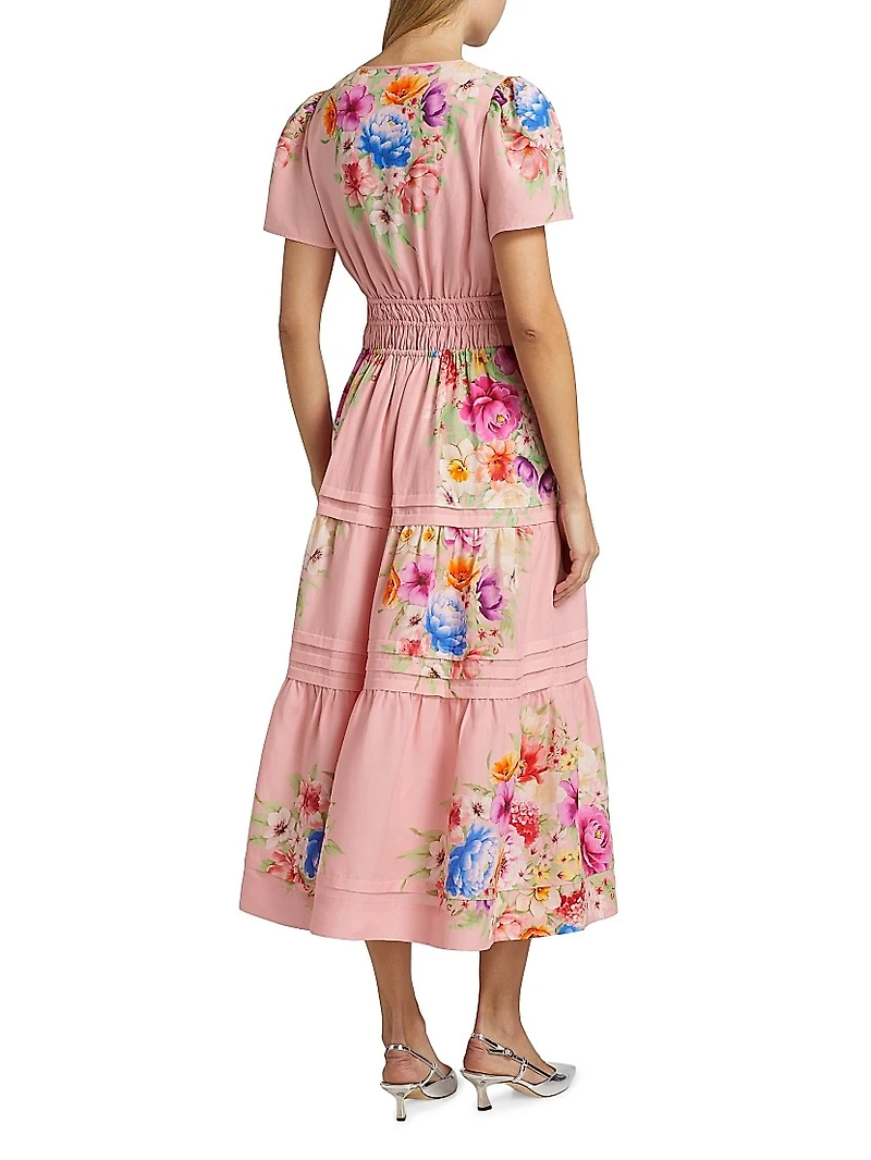 The Alisha Linen Midi-Dress