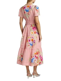 The Alisha Linen Midi-Dress