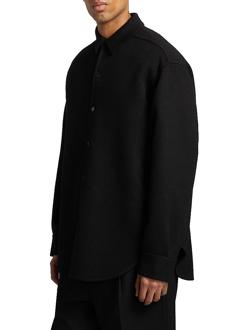 Wool-Cashmere Overshirt