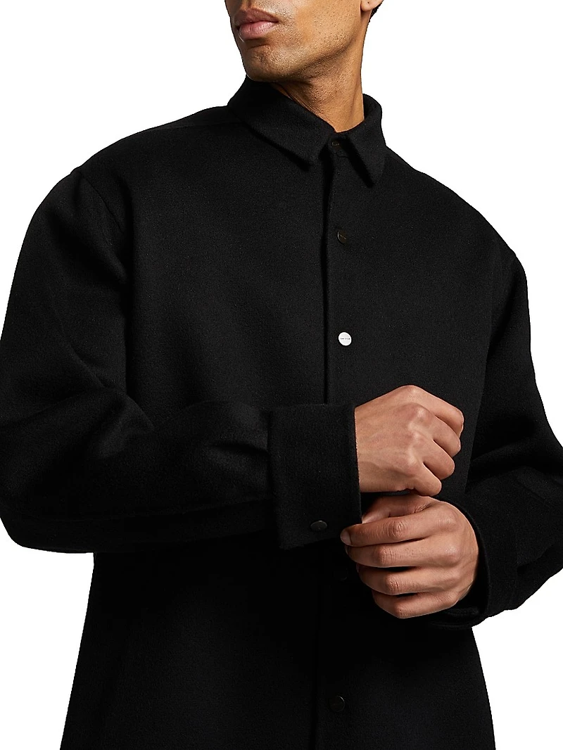 Wool-Cashmere Overshirt