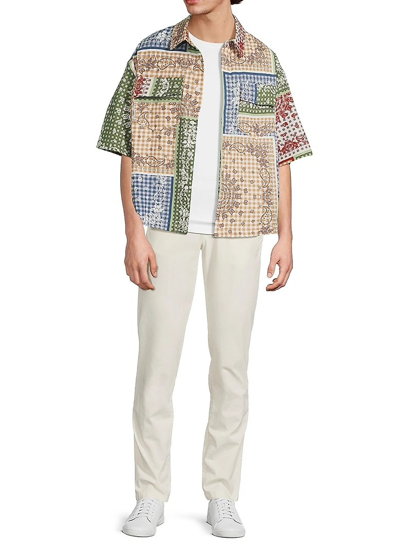 Bandana Boxy Work Shirt