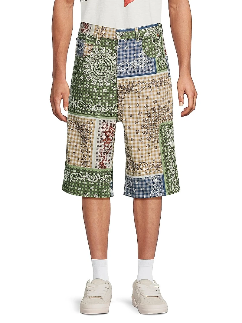 Bandana Traxedo Baggy Shorts
