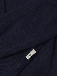 Linen Raglan-Sleeve Sweater