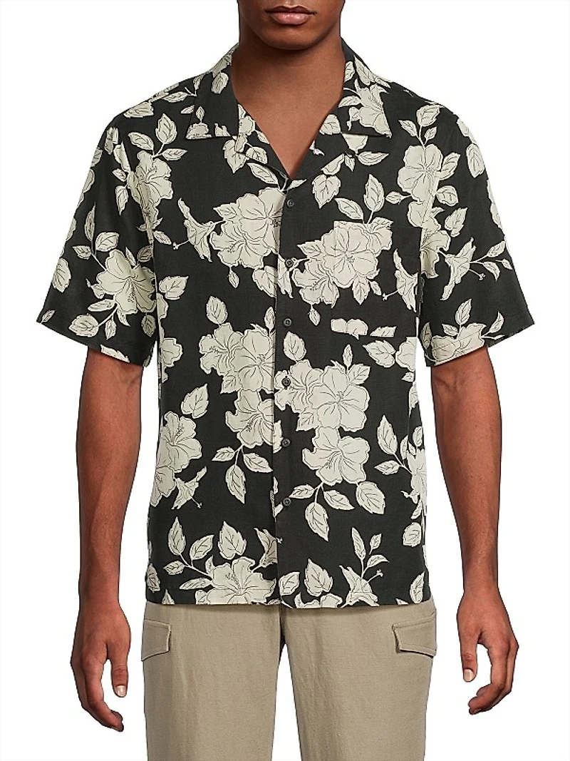 Convertible Vacation Camp Shirt