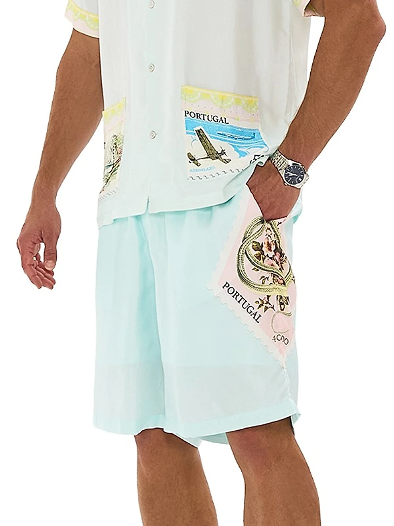 Baggy Mid-Length Walk Shorts