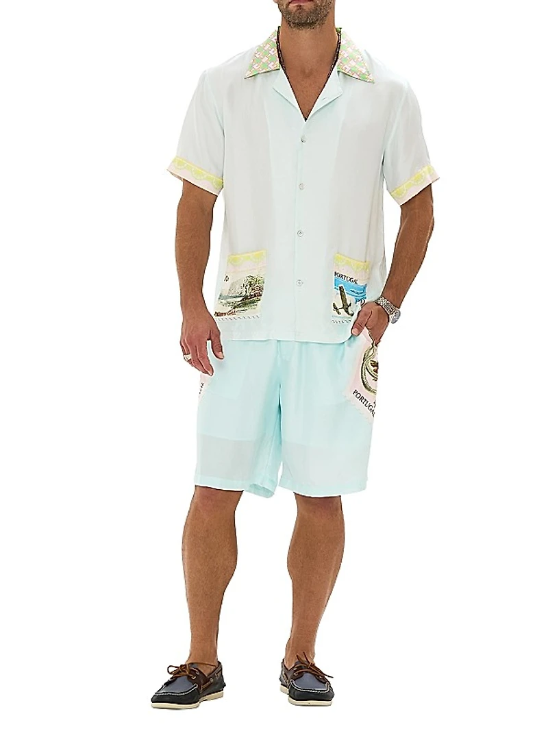 Baggy Mid-Length Walk Shorts