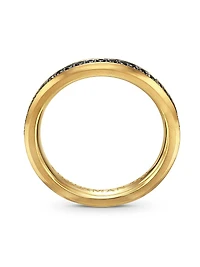 Beveled Band Ring 18K Yellow Gold