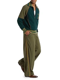 Wide-Leg Track Pants