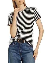 Mariela Striped Cotton T-Shirt