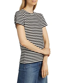 Mariela Striped Cotton T-Shirt