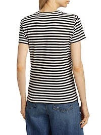 Mariela Striped Cotton T-Shirt