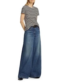 Mariela Striped Cotton T-Shirt