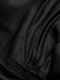 Essy Silk Plunging V-Halterneck Gown