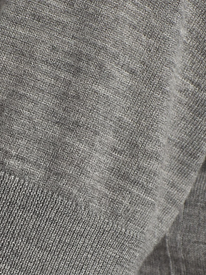 Leilani Merino Wool Short-Sleeve Sweater