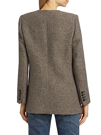 Gabriella Wool-Blend Tweed Jacket
