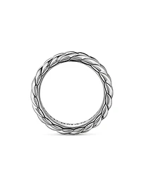 Chevron Band Ring Sterling Silver