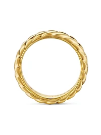 Chevron Band Ring 18K Yellow Gold