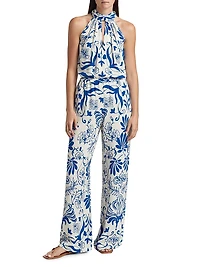 Yvette Floral Halter Top