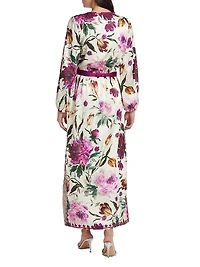 Emani Floral Belted Maxi Dress