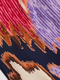 Bastien Printed Silk Midi Skirt