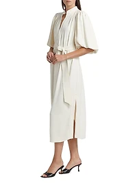 Dani Tie-Waist Midi-Dress