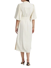 Dani Tie-Waist Midi-Dress