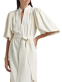 Dani Tie-Waist Midi-Dress