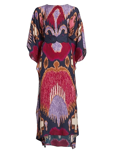 Elizabeth Printed Silk Caftan