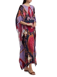 Elizabeth Printed Silk Caftan