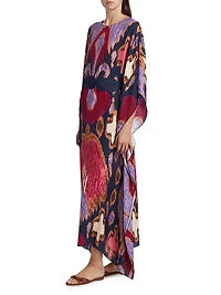 Elizabeth Printed Silk Caftan