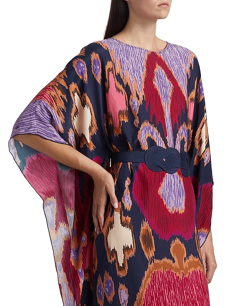 Elizabeth Printed Silk Caftan