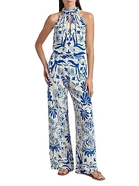 Devon Printed Wide-Leg Pants
