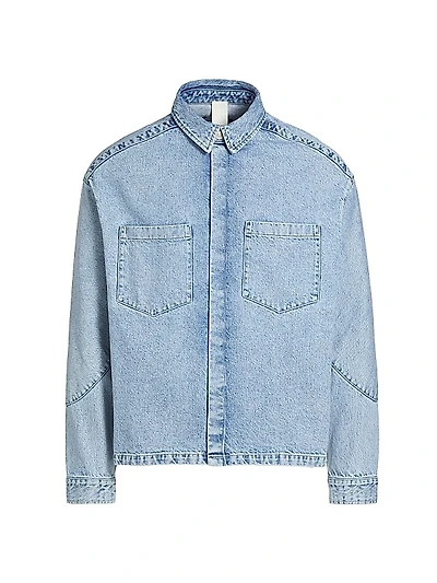 Light Denim Shirt Jacket