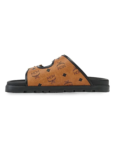 Logo Print Sandals