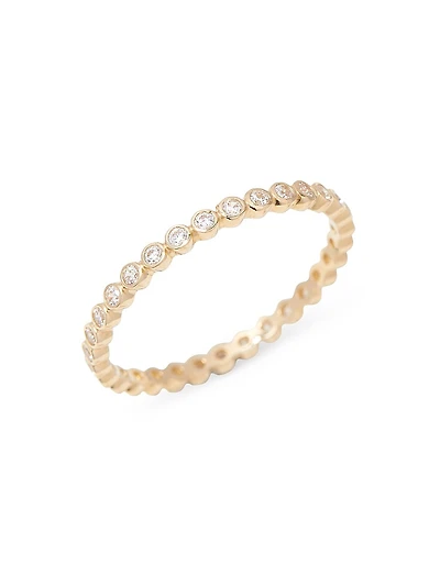 Juliet 14K Yellow Gold & 0.26 TCW Lab-Grown Diamond Ring