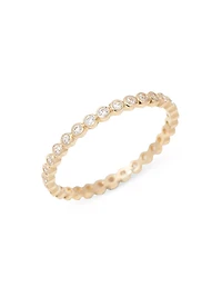 Juliet 14K Yellow Gold & 0.26 TCW Lab-Grown Diamond Ring