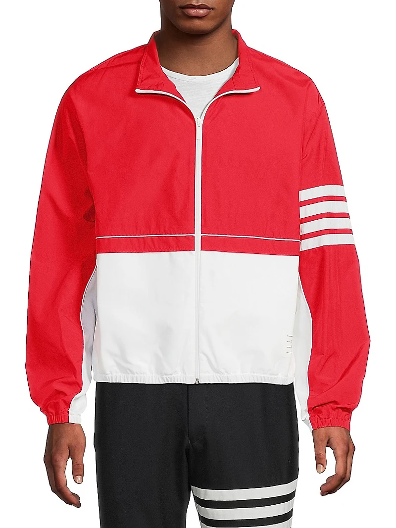 Zip Windbreaker Jacket