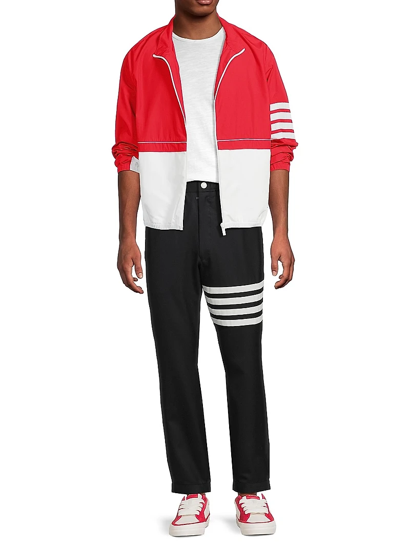 Zip Windbreaker Jacket