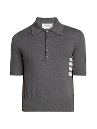 Striped Cotton Polo Shirt
