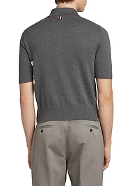 Striped Cotton Polo Shirt