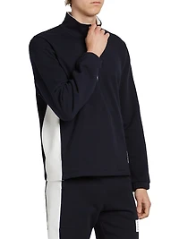 Engineered 4 Bar Classic Loopback Jersey Half-Zip Sweatshirt