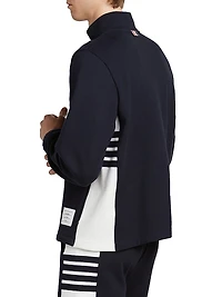 Engineered 4 Bar Classic Loopback Jersey Half-Zip Sweatshirt