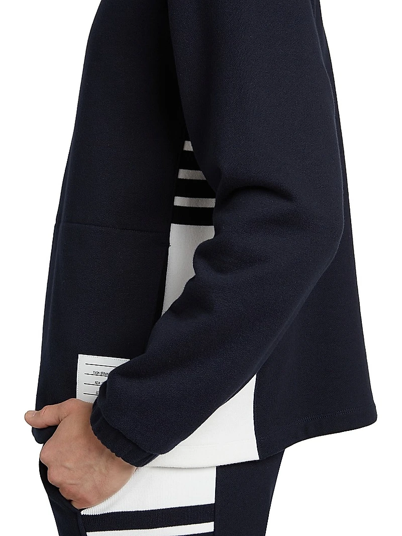 Engineered 4 Bar Classic Loopback Jersey Half-Zip Sweatshirt