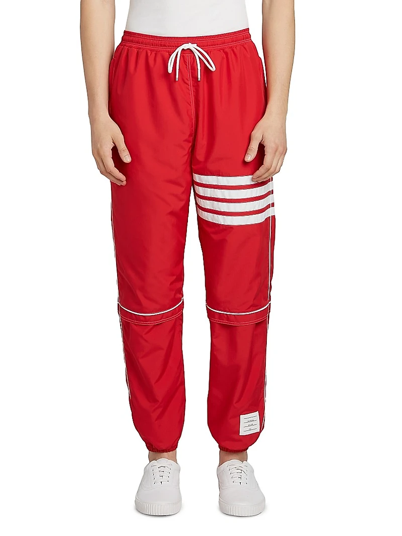 Striped Drawstring Sweatpants
