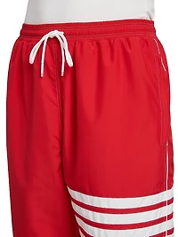 Striped Drawstring Sweatpants