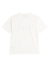 Cotton T-Shirt with Chez Print