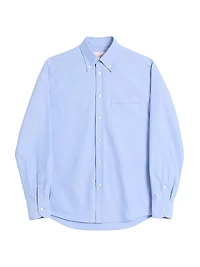 VLogo Embroidered Cotton Shirt