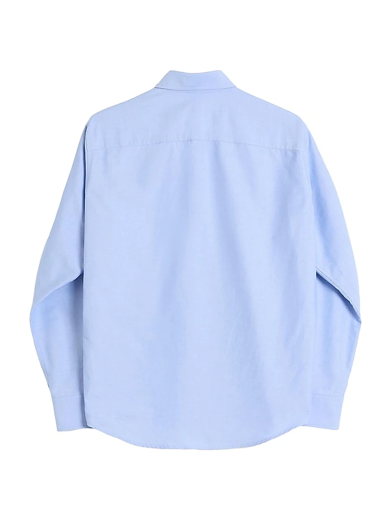 VLogo Embroidered Cotton Shirt