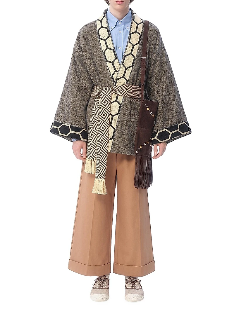 VLogo Embroidered Cotton Shirt