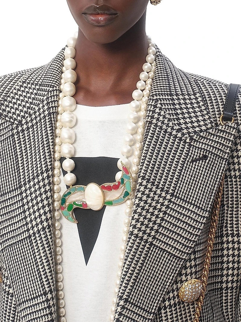 Jersey Cotton T-Shirt with Chez Valentino Print